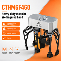 Pince industrielle modulaire à six doigts CTHM6F460, capacité de 120 kg, pour la manutention de pièces d'assemblage automobile et le chargement CNC
