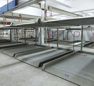 Système de stationnement en puzzle à deux étages Tabitha Steel, commande par bouton motorisée, capacité de charge de <span class=keywords><strong>9</strong></span> voitures 2000 kg, certifié CE - Product Image 3