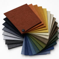 Panneaux acoustiques en polyester ASTM E84 Classe A, test d'émission de COV, panneaux acoustiques NRC PET pour murs et plafonds