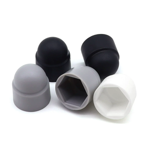 Capuchons de protection antirouille en <span class=keywords><strong>PVC</strong></span> haute résistance pour boulons et écrous M10, M20, M40 – Capuchons ronds en plastique pour écrous - Product Image 2