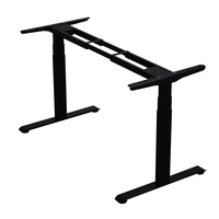 Bureau électrique ergonomique moderne de luxe à hauteur réglable en 3 étapes, double moteur, capacité de charge de 120 kg, vitesse de 35 mm/s