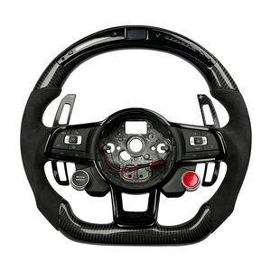 <span class=keywords><strong>Prix</strong></span> de gros d'usine Volant en cuir et fibre de carbone A3 A4l A5 A6l A7 Q8 <span class=keywords><strong>Tt</strong></span> R8 Volant de voiture pour <span class=keywords><strong>Audi</strong></span> - Product Image 1