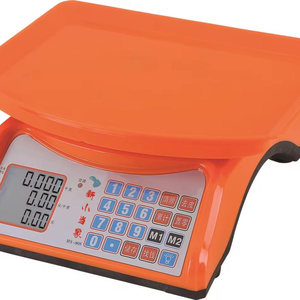 Báscula Digital de 30 kg con Pantalla Nítida, Portátil, Color Naranja Brillante, para Puestos de Verduras al Aire Libre - Product Image 1