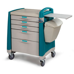MK-P16 Ziekenhuis Medische Crash Winkelwagen Drug Levering Blauw Geneeskunde <span class=keywords><strong>Trolley</strong></span> - Product Image 3