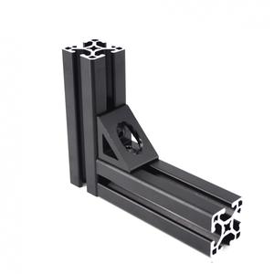 中国メーカーRoHS 6389 1515 15シリーズ高品質アルミ製コーナーブラケット2穴ガセットコーナーブラケット10/15インチ - Product Image 2