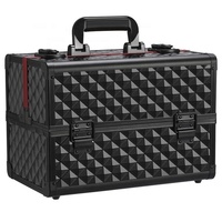 Valise trolley professionnelle pour maquillage, trousse de maquillage pour artiste maquilleur et coiffeur