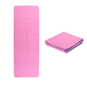<span class=keywords><strong>Tappetino</strong></span> <span class=keywords><strong>yoga</strong></span> in TPE ecologico pieghevole multicolore blu rosa <span class=keywords><strong>viola</strong></span> rosso verde multicolore stampato Logo personalizzato di alta qualità - Product Image 6