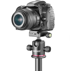 Neewer <span class=keywords><strong>Rotule</strong></span> de caméra portable pour trépied, <span class=keywords><strong>panoramique</strong></span> <span class=keywords><strong>360</strong></span>°, avec vis 1/4" et filetage 3/8", plaque de fixation rapide et <span class=keywords><strong>rotule</strong></span> métallique - Product Image 5