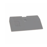 10 piezas de placa final e intermedia 870-943, 1 mm de grosor, color gris, nuevas