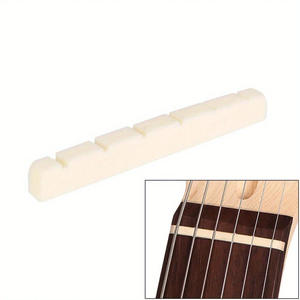 Chitarra Elettrica a 6 Corde con Capotasto Curvo in Osso Dimensioni 43mm e 43x3.2x5mm - Product Image 1