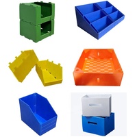 Boîte d'emballage en polypropylène ondulé pliable jetable pour supermarché et entrepôt, promotion, cadeau