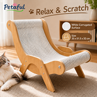Griffoir pour chat haute densité, résistant à l'usure et aux rayures, en carton ondulé, pour chaise, canapé, ou comme nid pour chat, remplaçable