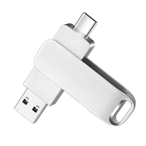 แฟลชไดรฟ์ USB 3.<span class=keywords><strong>1</strong></span> ความจุ 512GB แบบโลหะ ความเร็วสูง กันน้ำ ชนิด Type-C สำหรับอุปกรณ์จัดเก็บข้อมูลคอมพิวเตอร์ - Product Image 2