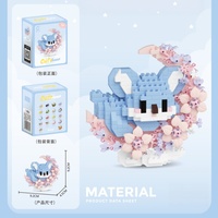 Lot de 442 blocs de construction Koala, animaux mignons, fleurs, lune, briques DIY, jouet éducatif, cadeau pour enfants, décoration de la maison, vente en gros