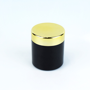 Frascos de Vidrio Vacíos de 2oz y 4oz, Coloridos, con Tapas, Frascos para Flores, Vidrio Esmerilado Negro Mate, a Prueba de Olores, Resistentes a Niños, Oscuros - Product Image 1