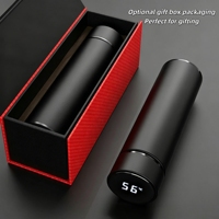 Termo Inteligente Digital Electrónico con Aislamiento al Vacío de Doble Pared de Acero Inoxidable de 500 ml Personalizado, con Aislamiento Térmico Prolongado