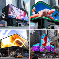 Pantalla LED Fija para Exteriores, Gabinete de Aluminio P4.81, 6000nit HD, Video Wall de Aluminio Fundido a Presión para Fachadas de Grandes Centros Comerciales