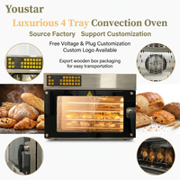 Four à convection Youstar LMR-4DH luxueux à 4 plateaux, personnalisation du logo, personnalisation de la tension et de la prise offertes gratuitement