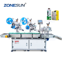 ZONESUN ZS-TB833S Double taille carton pliant Anti inviolable autocollant adhésif emballage automatique étanchéité coin étiqueteuse