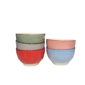 Hot Sale Ceramic <strong>Bowl</strong> with logo Custom Bulk Unique Embossed <strong>Bowl</strong> STONEWARE RICE/<strong>CEREAL</strong> <strong>BOWL</strong> - Product Image 3