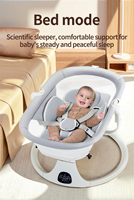Multifunktionale Elektrische Baby-Schaukelwiege Neugeborenen-Babywippe Automatische Schaukelwiege Moderner Tragbarer Badezimmer-Sessel mit Musik