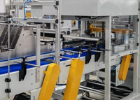 Machine d'emballage sous film rétractable linéaire automatique de petite taille pour lignes de bouteilles d'eau avec emballage sous film PE et contrôle PLC facile