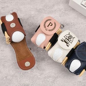 Cross-Border Hot Sale Waterproof Customizable Pu Outdoor Waist-Hanging Golf Ball Pin Storage <b>Bag</b> With Laser Engraving - Product Image 3