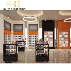 Usine Moderne <span class=keywords><strong>Chic</strong></span> Salon de Beauté Meubles Cosmétiques Vitrine Maquillage Présentoir Pharmacie Étagères - Product Image 1