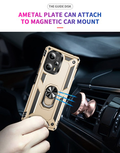 Coque de téléphone antichoc 2026 à succès avec anneau métallique rotatif à 360 degrés pour voiture, compatible avec les modèles 11, 12, 13, 14, T <span class=keywords><strong>Pro</strong></span>, Lite - Product Image 4