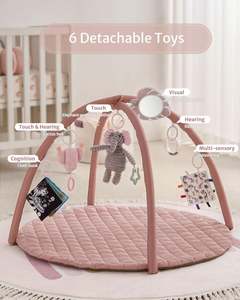 Gymnase d'activités de développement en plusieurs étapes et tapis de jeu pour bébé et tout-petit - Product Image 3