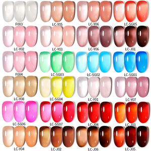 ยาทาเล็บเจลใส <span class=keywords><strong>LILYCUTE</strong></span> ยอดนิยม 24 สี เจลยูวีแอลอีดี สีเจลใสแบบแก้วทะเล สีอำพัน - Product Image 5