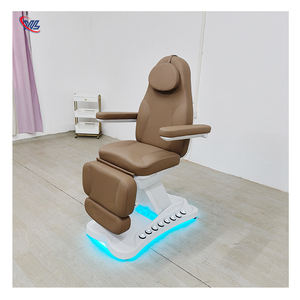 Sillón Eléctrico Reclinable de 3/4 Motores Marrón para Examen Médico y Estética, Camilla de Masaje para Spa y Tatuajes, Cama Facial de Belleza Cosmética - Product Image 6