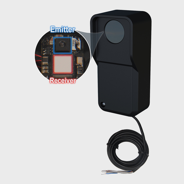 HW-12 Automatic Sliding Door Sensor 12V-32V Safety Laser Photocell for Gate Opener Durable Modern Design