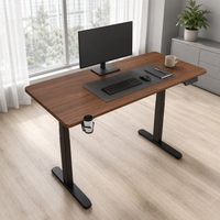 Bureau assis-debout à double moteur |   Bureau debout électrique réglable en hauteur pour postes de travail et bureaux à domicile