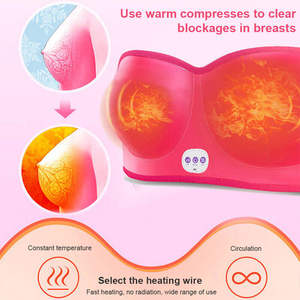 Sujetador Eléctrico con Logotipo Personalizado, Vibrador para el Pecho, Realzador de Senos, Masajeador con Calor - Product Image 3