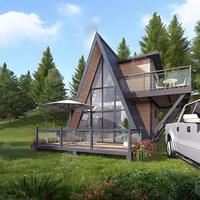 Dernier design de maison capsule spatiale entièrement préfabriquée avec service clé en main, matériaux haute résistance et contrôle intelligent