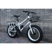 7 vitesses 20 pouces Cruiser vélo avec frein à disque fourche en acier aluminium gros pneu vélo de montagne en vente pour Chopper Fat Bike