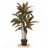 Plantes artificielles en pot Dracaena Dragon Tree au toucher réaliste, écologiques, durables, décoration pour la maison, le bureau, l'hôtel, vente en gros d'arbres verts