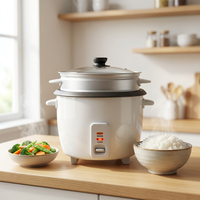 Mini-cuiseur à riz numérique intelligent multifonctionnel BM China avec cuve intérieure épaisse antiadhésive 1,8L 2L – Idéal pour dortoir et usage domestique