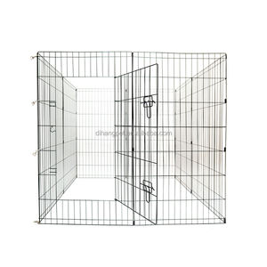 Corralito Portátil Transparente para Perros, Panel de Alambre Metálico Resistente para Exteriores, para Perros Grandes, Clásico, Metálico, Ecológico, con Botones - Product Image 4