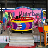 Attraction familiale : Mini Tagada en FRP, petite manège tournante Disco