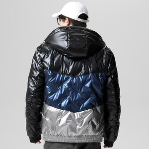 2 renk yolu yastıklı kirpi özel kapitone ceket erkekler sıcak erkekler ceketler kış ceket hood ile erkekler için - Product Image 4