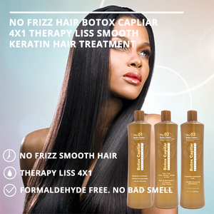 Joynna Cuidado Profesional del Cabello Queratina Brasileña No.1 2 3 Suave Nutritiva Fortalecer Nanoplastia Cuidado del Cabello - Product Image 4