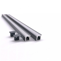 Profils d'éclairage LED en alliage d'aluminium série 6000 pour murs, escaliers, aquariums - Anodisé argenté, dimmable, CRI 90 élevé, garantie 5 ans