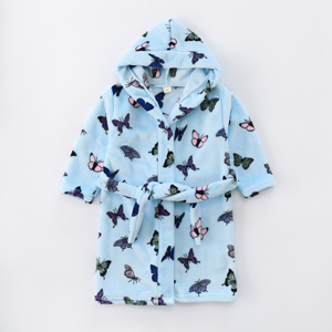 Accappatoio Termico Unisex in Flanella <span class=keywords><strong>con</strong></span> Simpatico Design Animale, Vestaglia Autunnale per Bambini e Bambine, <span class=keywords><strong>Pigiama</strong></span> - Product Image 1