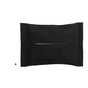 Luxury Interior Home Napkin Storage Bag Factory Canvas Facial Tissue Dispenser with Box and Napkins Elegant Tissue Holder