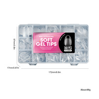 360 faux ongles ultra fins semi-transparents de qualité salon, sans trace, ultra courts, à presser, extensions d'ongles en gel sans démarcation