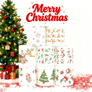 Rouleau de <span class=keywords><strong>papier</strong></span> <span class=keywords><strong>toilette</strong></span> père noël grande capacité festif pour l'utilisation de la semaine de noël <span class=keywords><strong>papier</strong></span> <span class=keywords><strong>toilette</strong></span> coloré 2 plis - Product Image 1