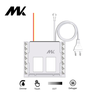 110V 220V 2A 24 Wát Một Màu/CCT Dimmer cảm biến cảm ứng chuyển đổi Hai nút điều khiển LED thông minh defogger gương - Product Image 2