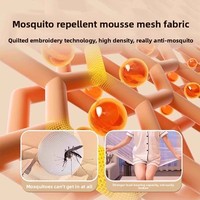 Moustiquaire pliable sans installation pour adultes, idéale pour dortoirs étudiants, avec mailles épaisses anti-moustiques, couvre-lit universel pour chambre à coucher